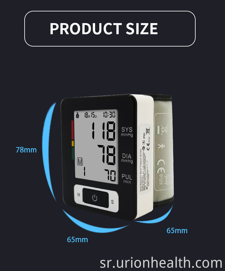 electric digital blood pressure monitor